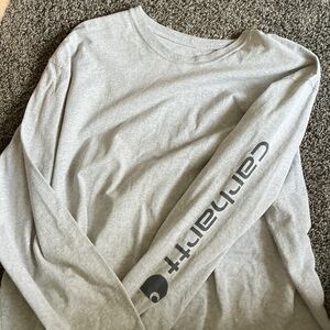 Carhartt Heather Gray Long Sleeve Tee